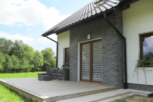 Двухэтажный дом из теплоблоков