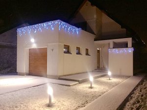 Дом из газобетона на монолитной плите