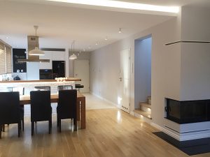 Дом из газобетона на монолитной плите