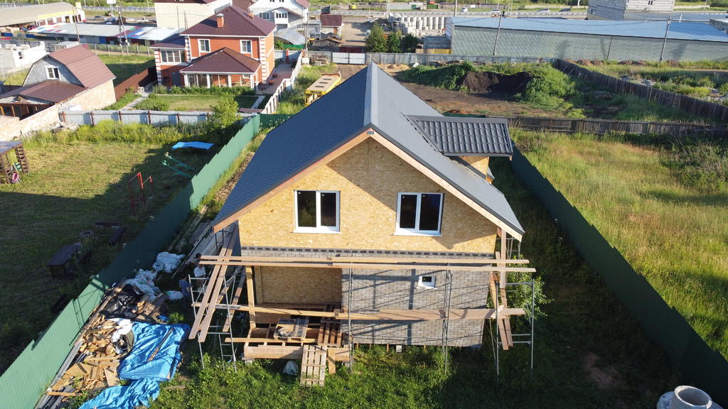 Дом из СИП-панелей в СНТ