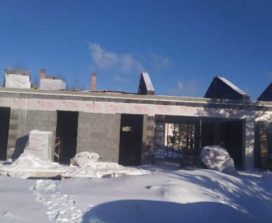 Современный одноэтажный дом