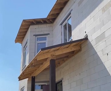 Видовой коттедж Панорама из газобетона