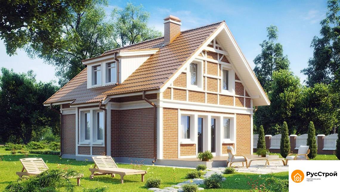 Малогабаритный дом с кабинетом на первом этаже SD-045