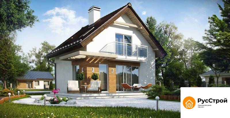 Двухэтажный каркасный дом SD-354