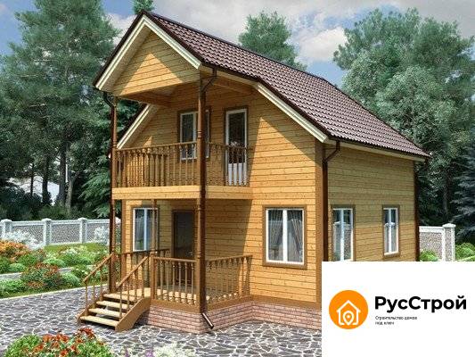 Двухэтажный дом с террасой SD-336