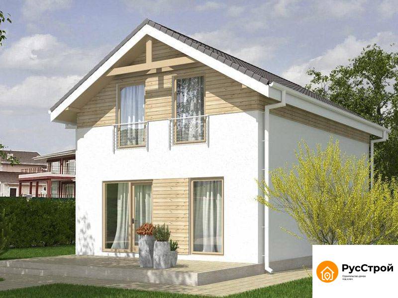 Небольшой двухэтажный дом для большой семьи SD-323