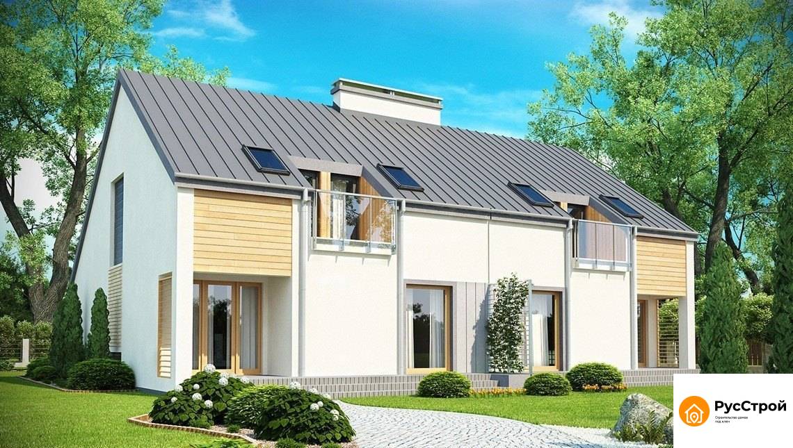 Компактный коттедж на две семьи SD-149