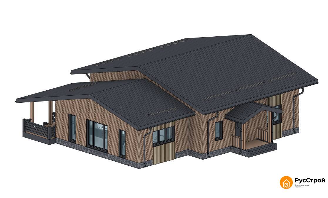 Дом одноэтажный 209м²