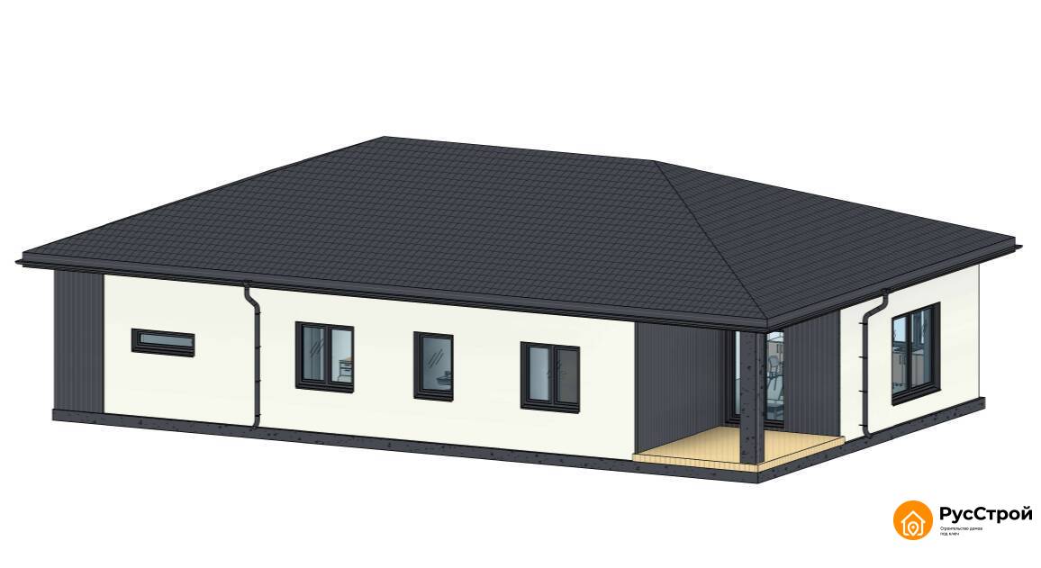 Дом одноэтажный 149 м²