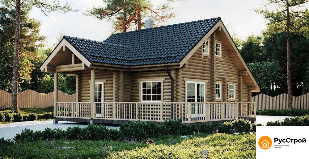 Дом с камином и двумя спальнями