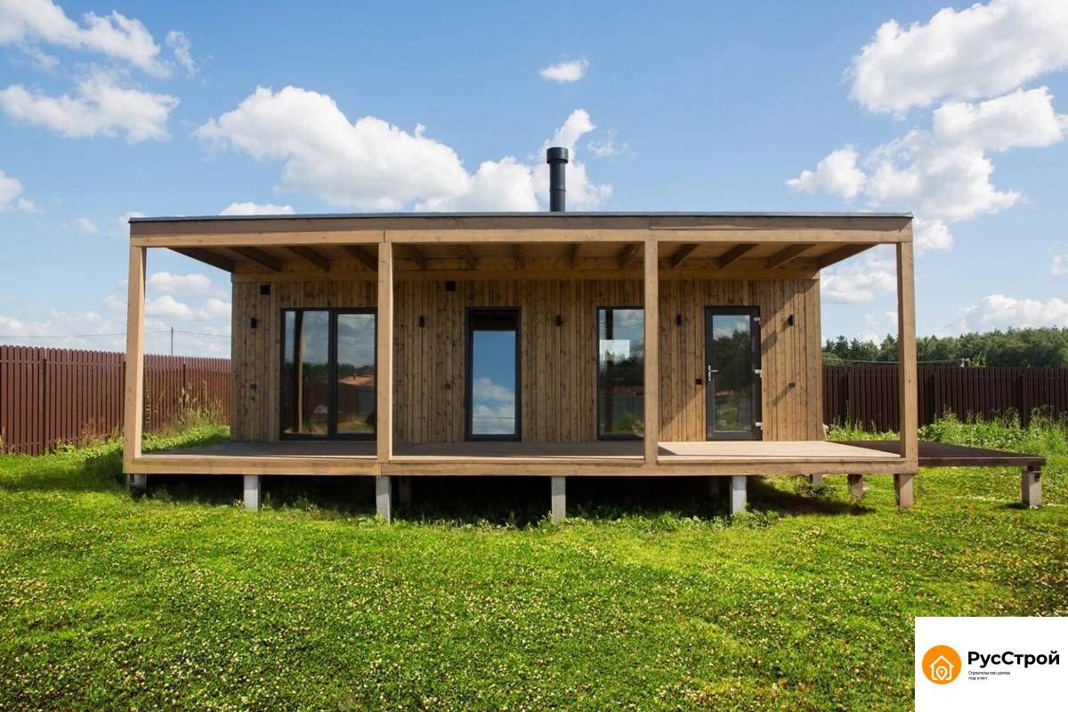 Модульный дом площадью 60 кв.м.