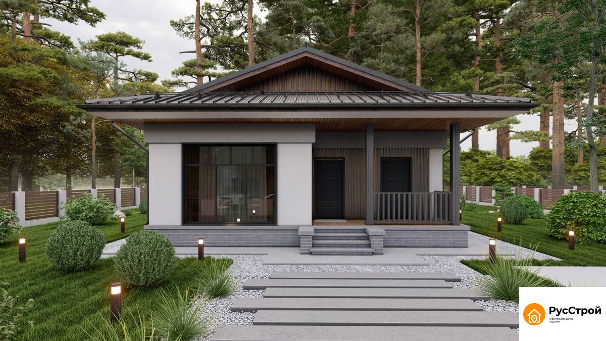 Дом серии «Гармония» площадью 68 кв.м.