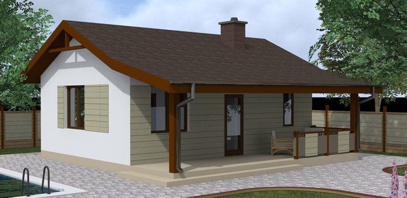 Строительство бань из пеноблока в Сургуте